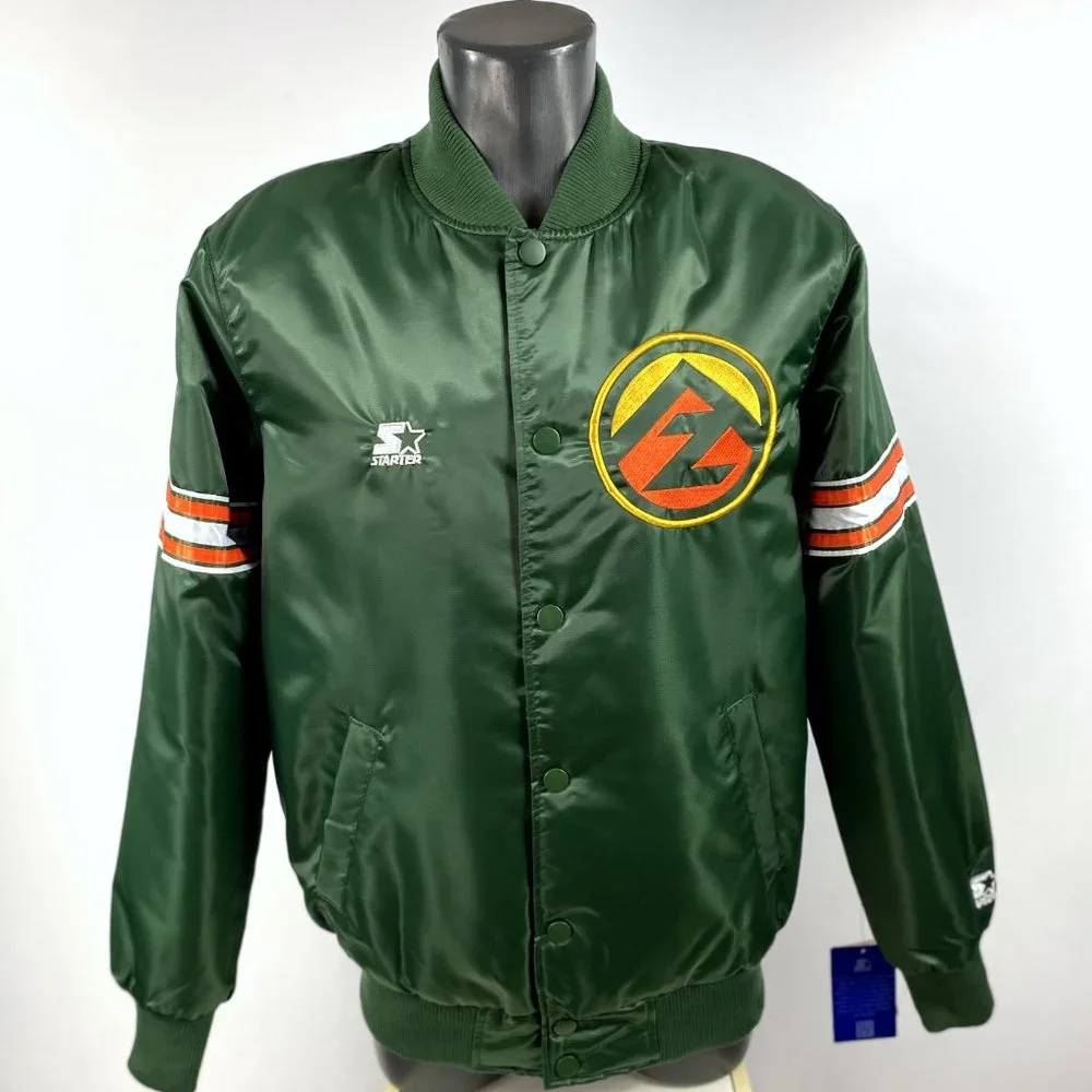 Defunct AAF Football League ARIZONA HOTSHOTS Starter Snap Down Jacket